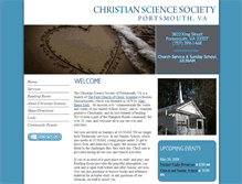 Tablet Screenshot of christianscienceportsmouth.org
